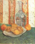 Vincent Van Gogh Still life with Decanter and Lemons on a Plate (nn04) Norge oil painting reproduction
